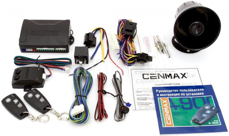 Сигнализация Cenmax A900 Инструкция