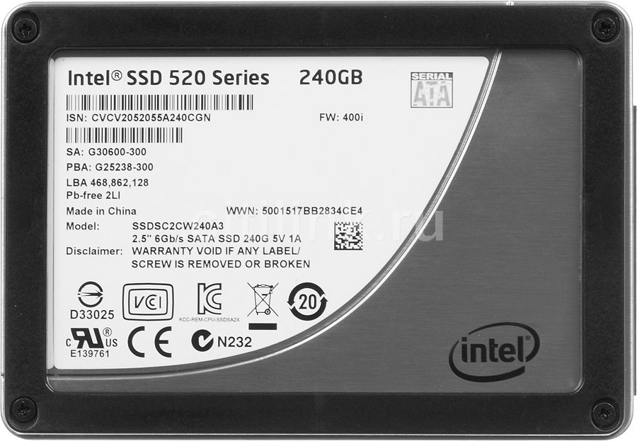 Intel ssd 520 обзор