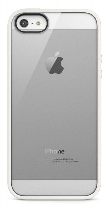 Чехол (клип-кейс) BELKIN F8W153vfC07, для Apple iPhone 5, белый