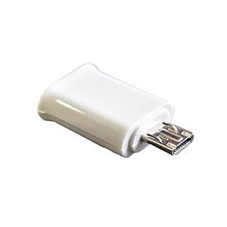 Переходник GINZZU GC-882W, microUSB - microUSB, белый